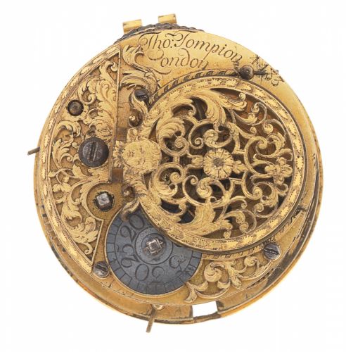 Thomas Tompion. A keyless wind verge movement, numbered 4483