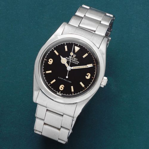 Rolex. A stainless steel automatic bracelet watch