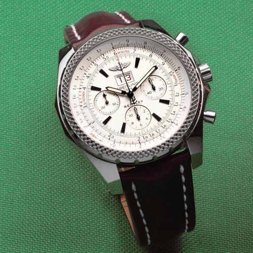 Breitling for Bentley. An oversized stainless steel automatic calendar chronograph wristwatch