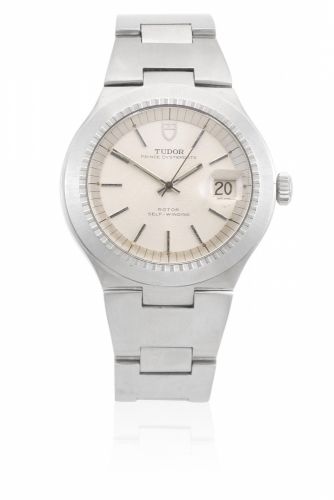 Tudor. A stainless steel automatic calendar bracelet watch