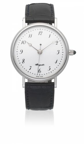 Breguet. A Limited Edition platinum automatic wristwatch