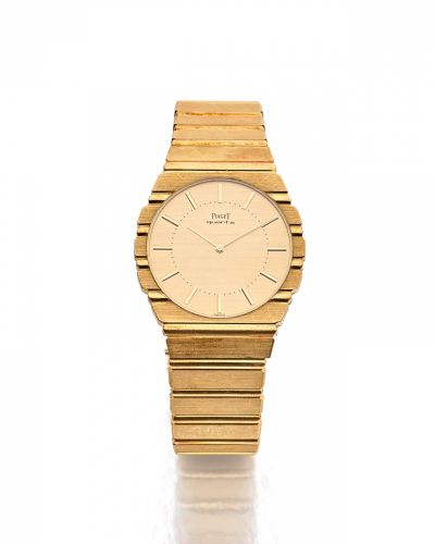 Piaget. An 18K gold quartz bracelet watch