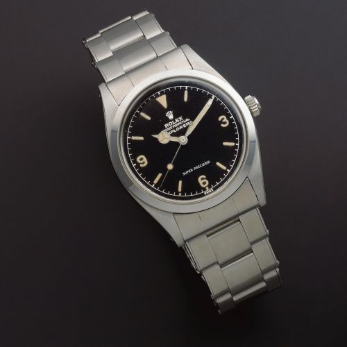 Rolex. A stainless steel automatic bracelet watch