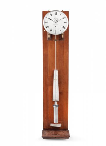 A very rare 19th century year duration spring driven wall regulator