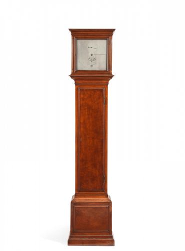 A fine third quarter of the 18th century mahogany floor-standing regulator of one month duration