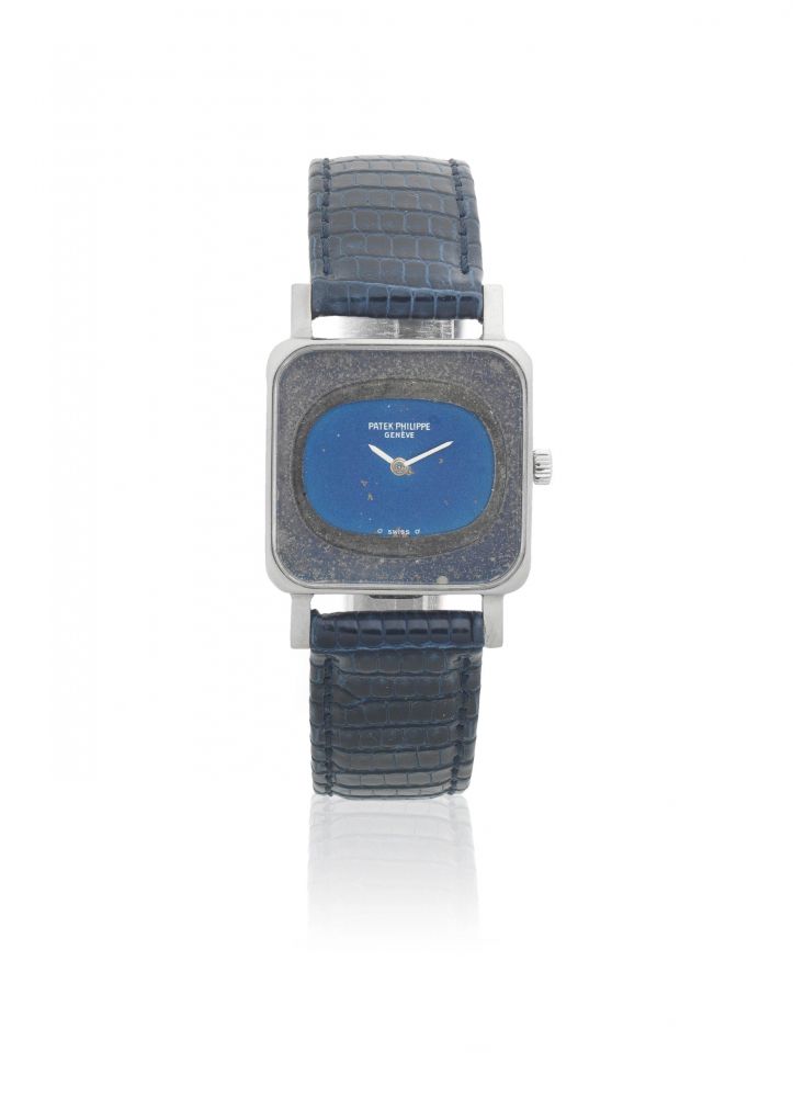 Patek Philippe. A lady's 18K white gold manual wind wristwatch