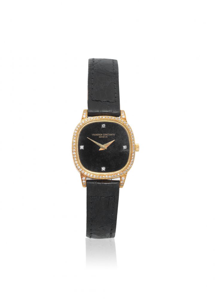 Vacheron Constantin. A lady's 18K gold and diamond set manual wind wristwatch