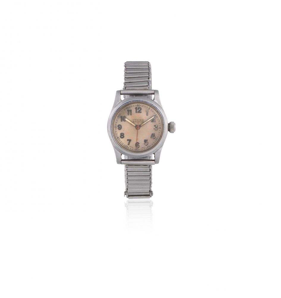 Oyster Watch Co. A stainless steel manual wind bracelet watch