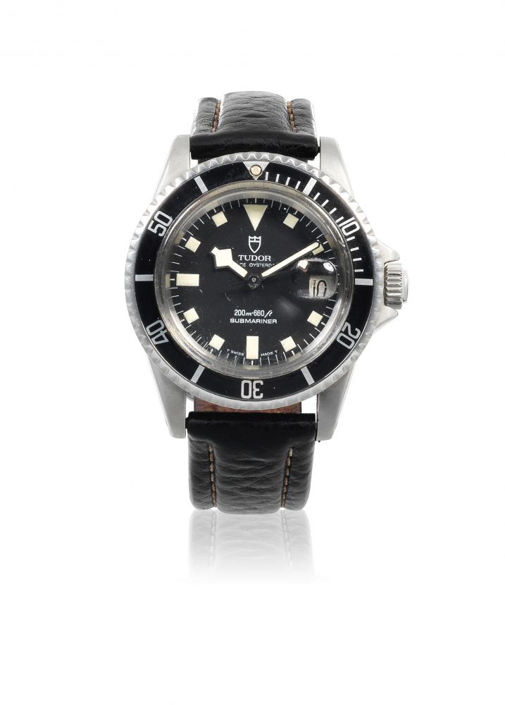 Tudor. A stainless steel automatic calendar wristwatch
