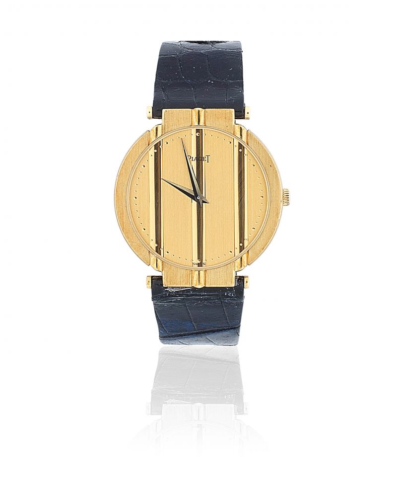 Piaget. An 18K gold quartz wristwatch