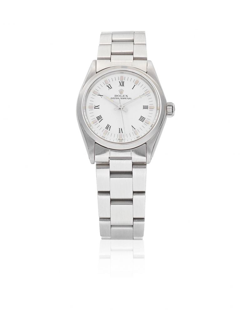 Rolex. A stainless steel automatic bracelet watch