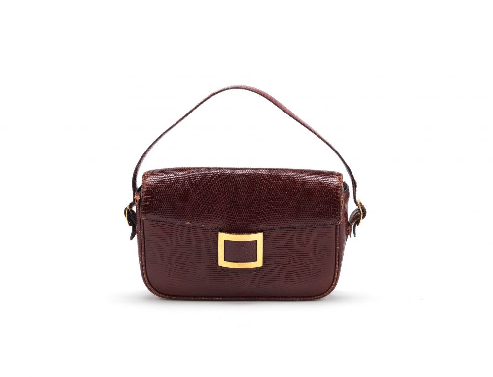 Rouge H Lizard Sac Martine
