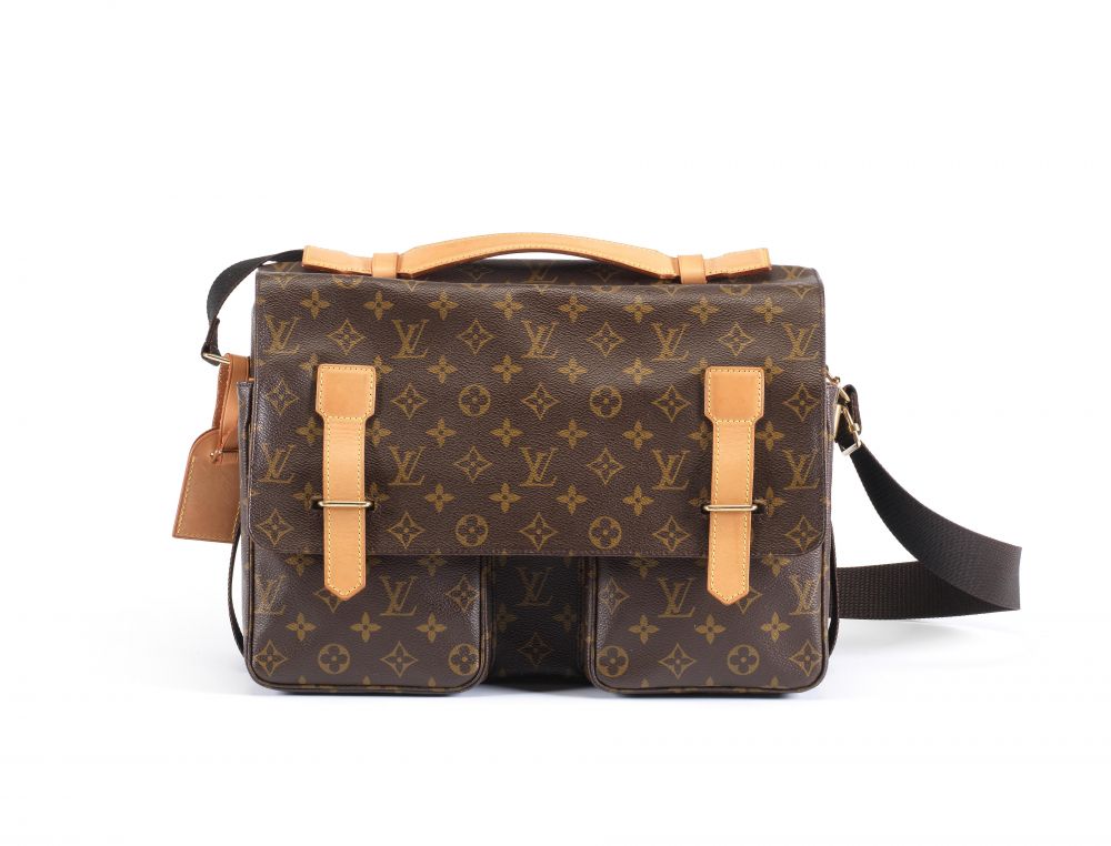 Monogram Broadway Reporter Bag