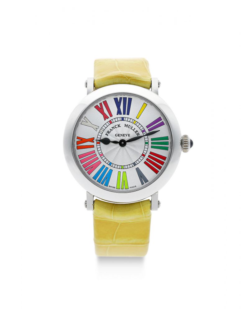 FRANCK MULLER | Round - Color Dreams, A New Old Stock STAINLESS STEEL WRISTWATCH, CIRCA 2019