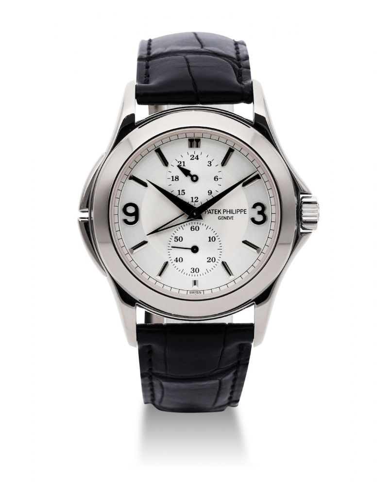 Patek Philippe | Ref.5134G, A Fine and Rare White Gold Dual Time Wristwatch, 2008