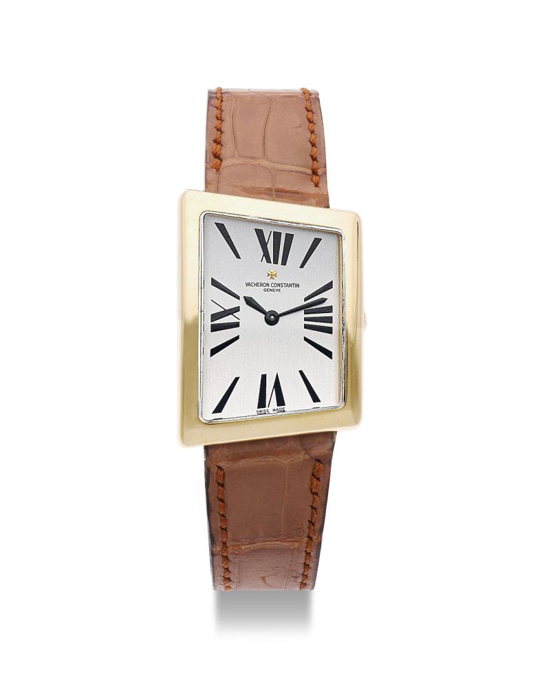 Vacheron Constantin | MCMLXXII, An Asymmetrical Yellow Gold Wristwatch, Circa 2000