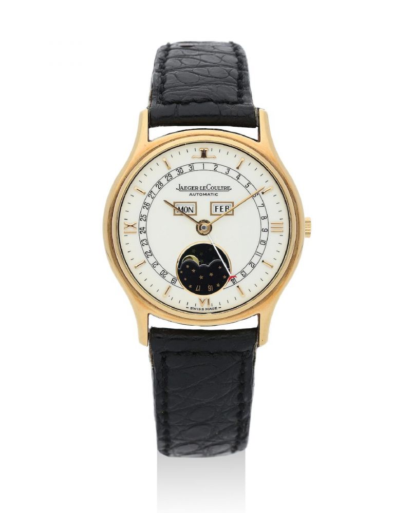 Jaeger-LeCoultre | Odysseus Triple Calendar, A Yellow Gold Triple Calendar Wristwatch, Circa 1990