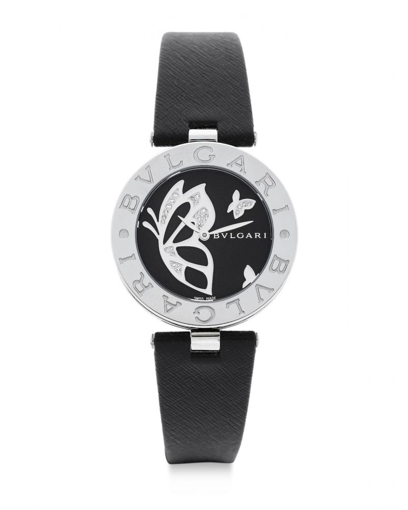 BVLGARI | B.ZERO1, A LADY'S STAINLESS STEEL WRISTWATCH WITH DIAMOND-SET DIAL, CIRCA 2019