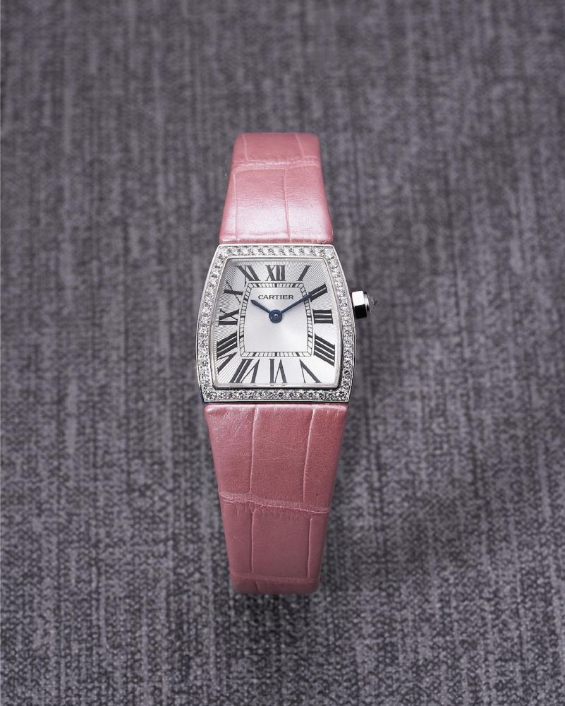 Cartier | La Dona, A Lady's White Gold and Diamond-Set Wristwatch, Circa 2010