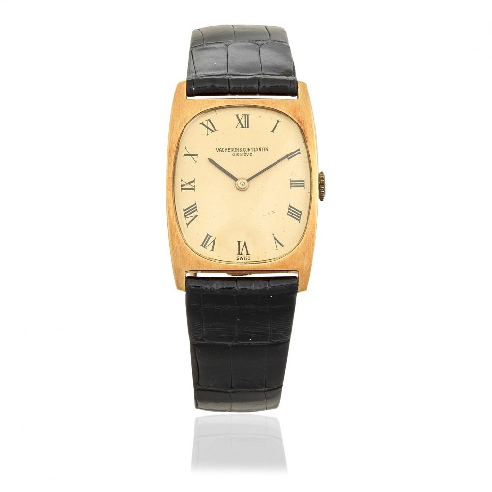 Vacheron Constantin. An 18K gold manual wind wristwatch