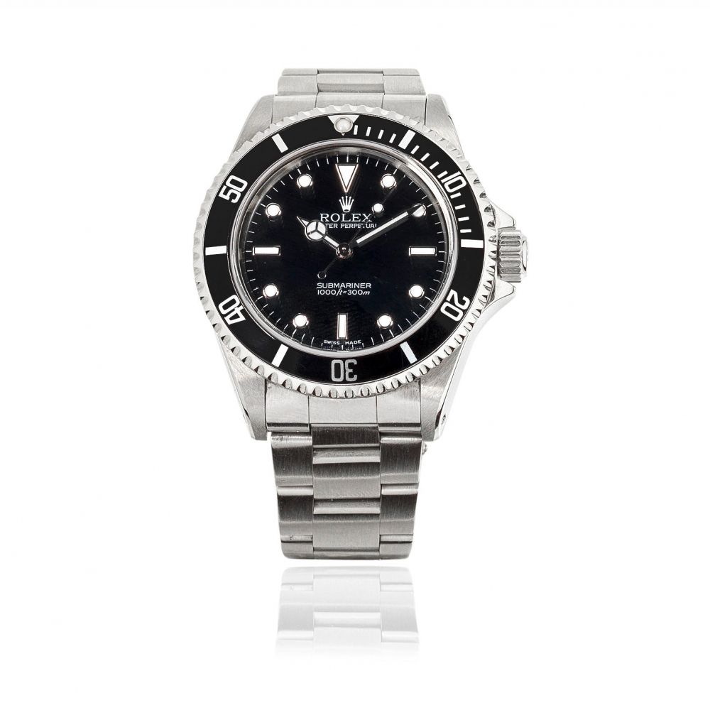 Rolex. A stainless steel automatic bracelet watch