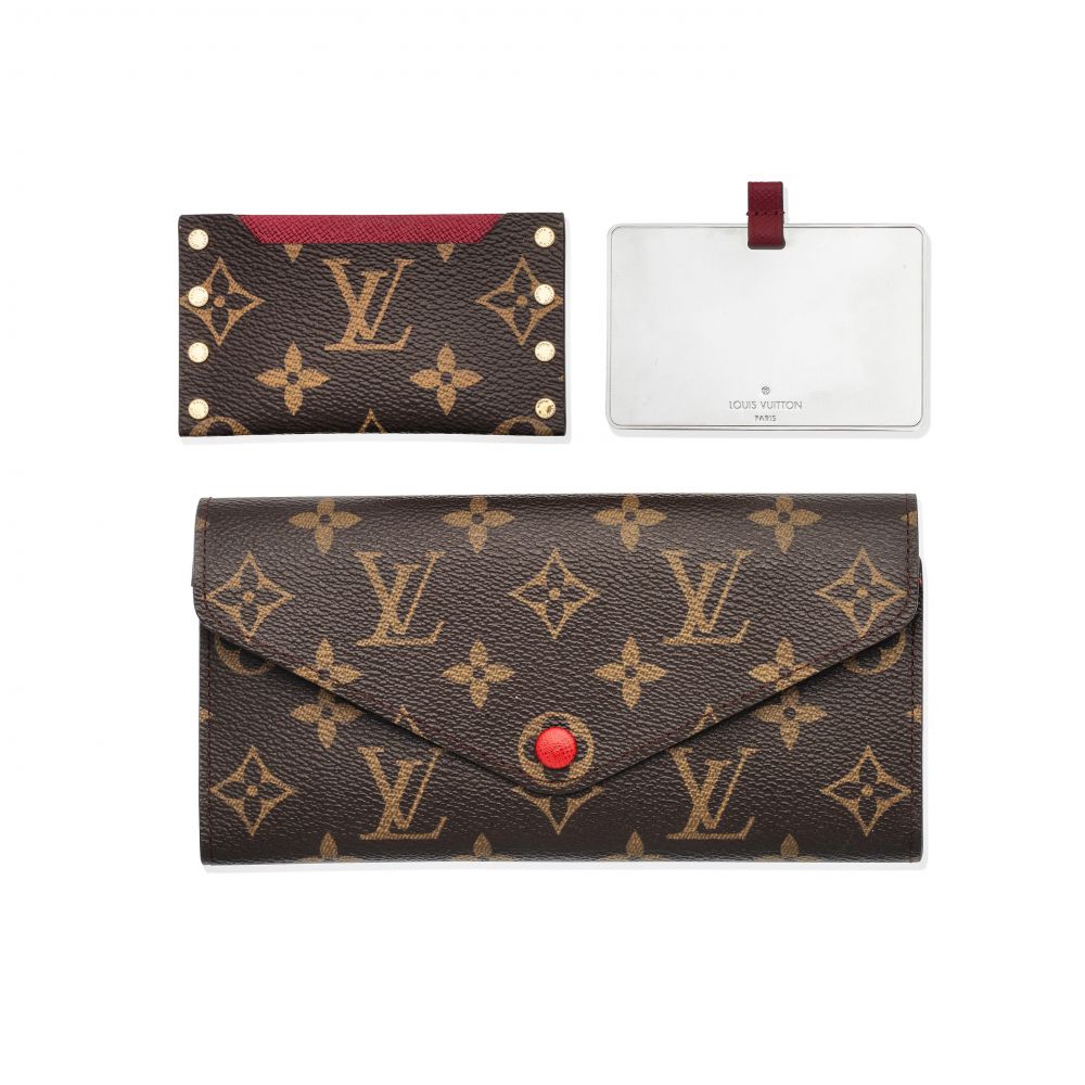 Josephine Monogram Canvas Wallet and Mirror Case