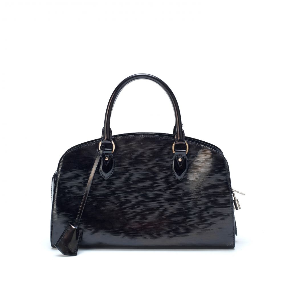 Electric Black Epi Pont-Neuf Bag