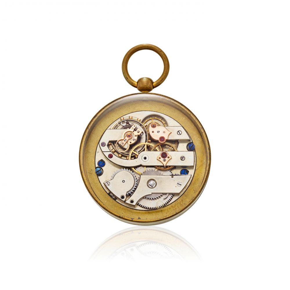 CHARLES FASOLDT, ALBANY, NEW YORK. UNSIGNED, UNFINISHED, INCOMPLETE KEYLESS MOVEMENT
