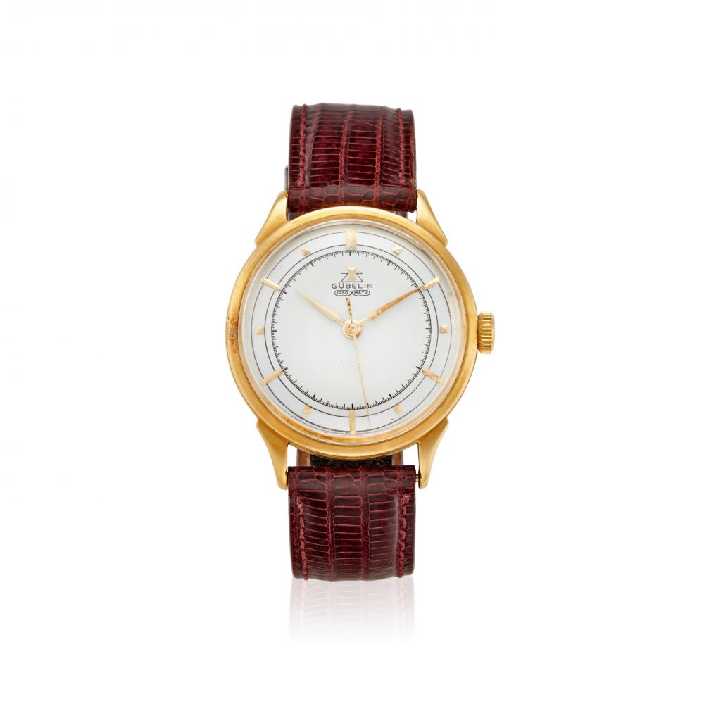 GÜBELIN. AN 18K GOLD AUTOMATIC WRISTWATCH