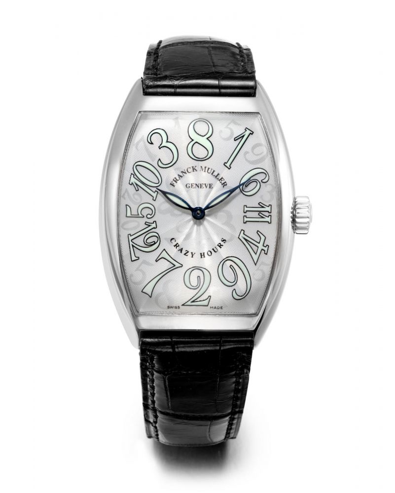 FRANCK MULLER | CURVEX- CRAZY HOUR, A NEW OLD STOCK WHITE GOLD WRISTWATCH, CIRCA 2010