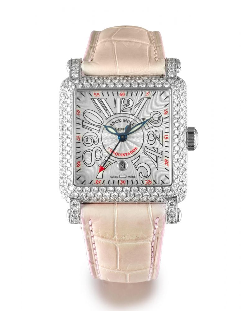 FRANCK MULLER | CONQUISTADOR CORTEZ, A FINE WHITE GOLD AND DIAMOND-SET WRISTWATCH, CIRCA 2010