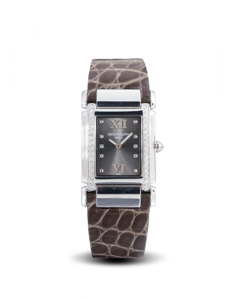 Patek Philippe | Twenty-4 Ref.4920G, A Fine Lady's White Gold and Diamond-set Wristwatch, circa 2005