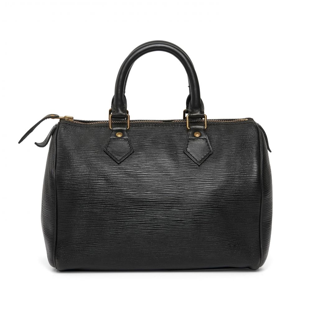 SAC A MAIN EN CUIR EPI SPEEDY 25 NOIR
