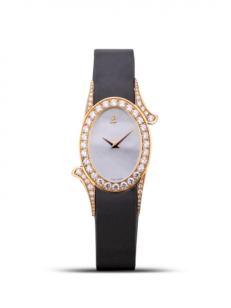 BERTOLUCCI | REF.HJ103.68, A NEW OLD STOCK YELLOW GOLD AND DIAMOND-SET WRISTWATCH WITH MOTHER-OF-PEARL DIAL, CIRCA 2012