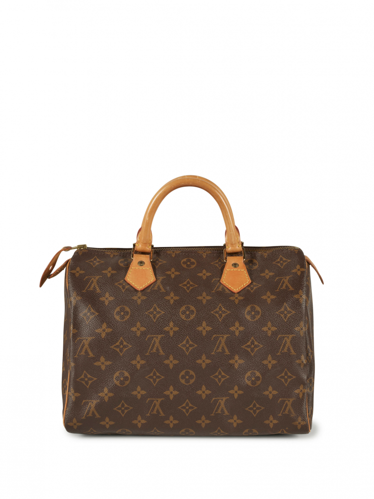 LOUIS VUITTON: MONOGRAM CANVAS SPEEDY 25 BAG