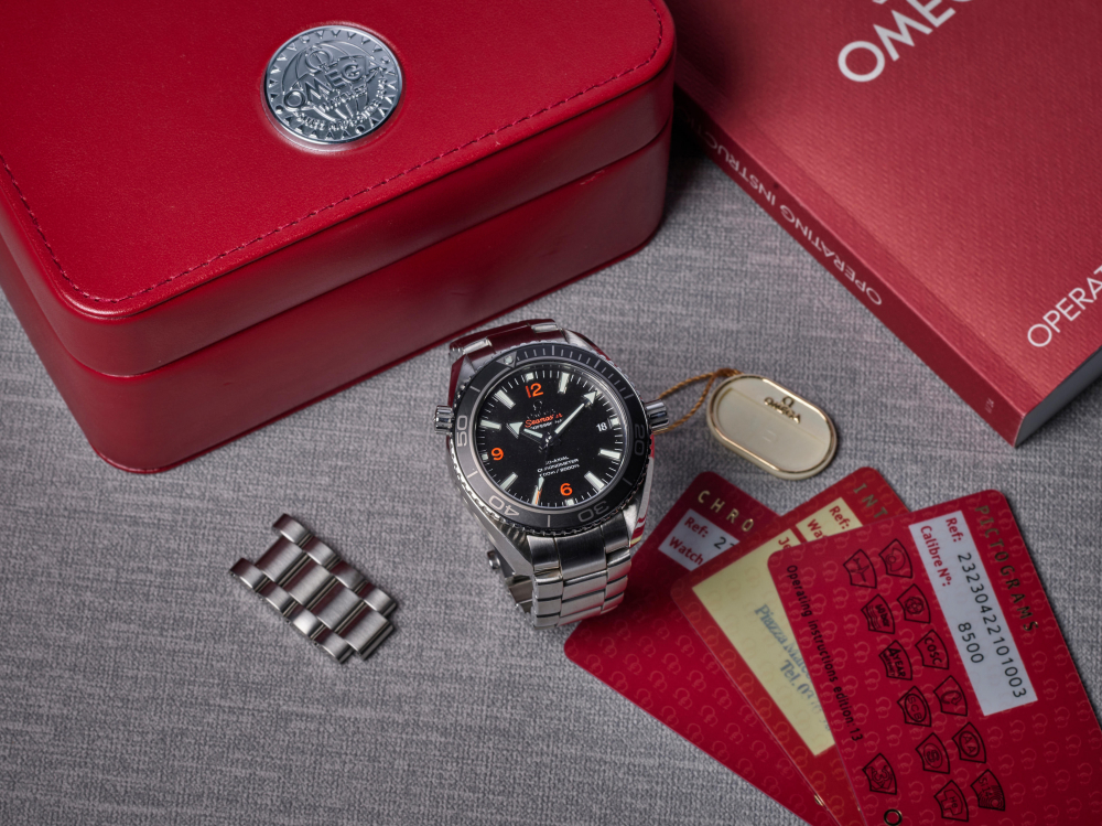 OMEGA | SEAMASTER PLANET OCEAN 600M CO-AXIAL, A STAINLESS STEEL DIVER'S BRACELET WATCH WITH DATE, CIRCA 2008