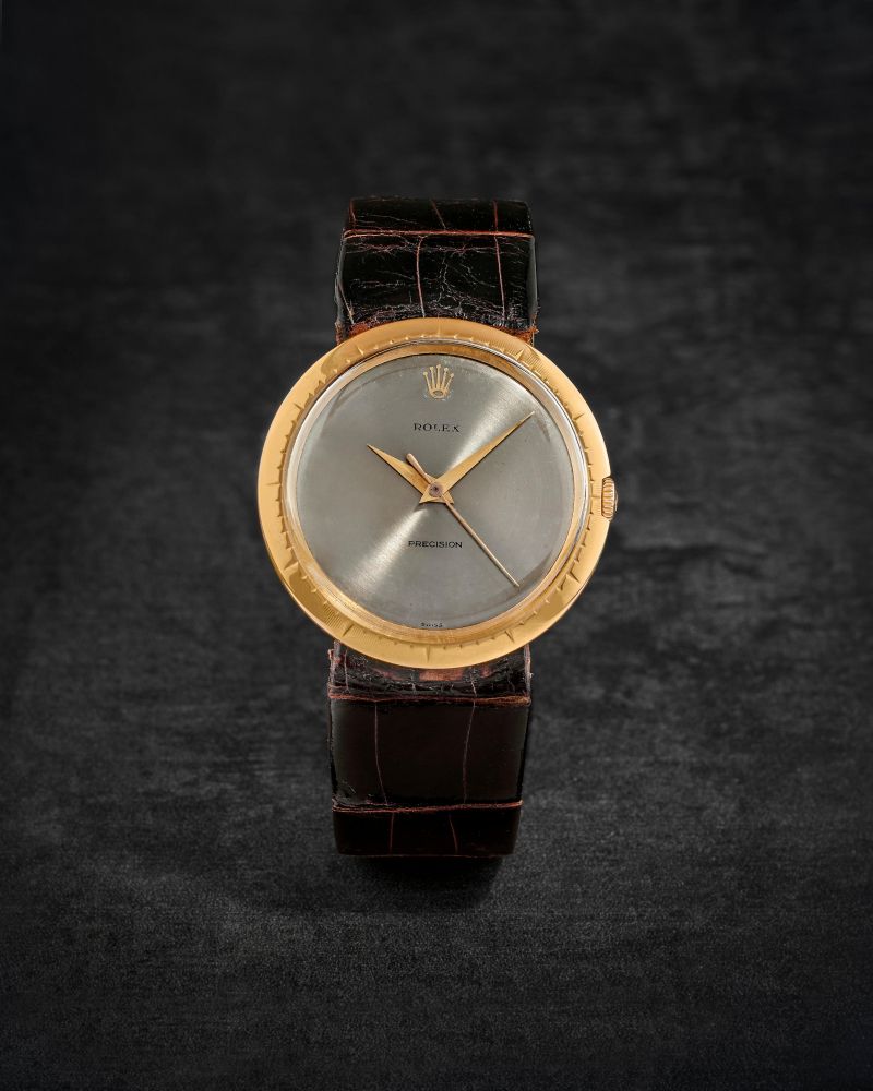 ROLEX. RARE ET BELLE MONTRE BRACELET EN OR JAUNE 18K (750) MOUVEMENT MECANIQUE
