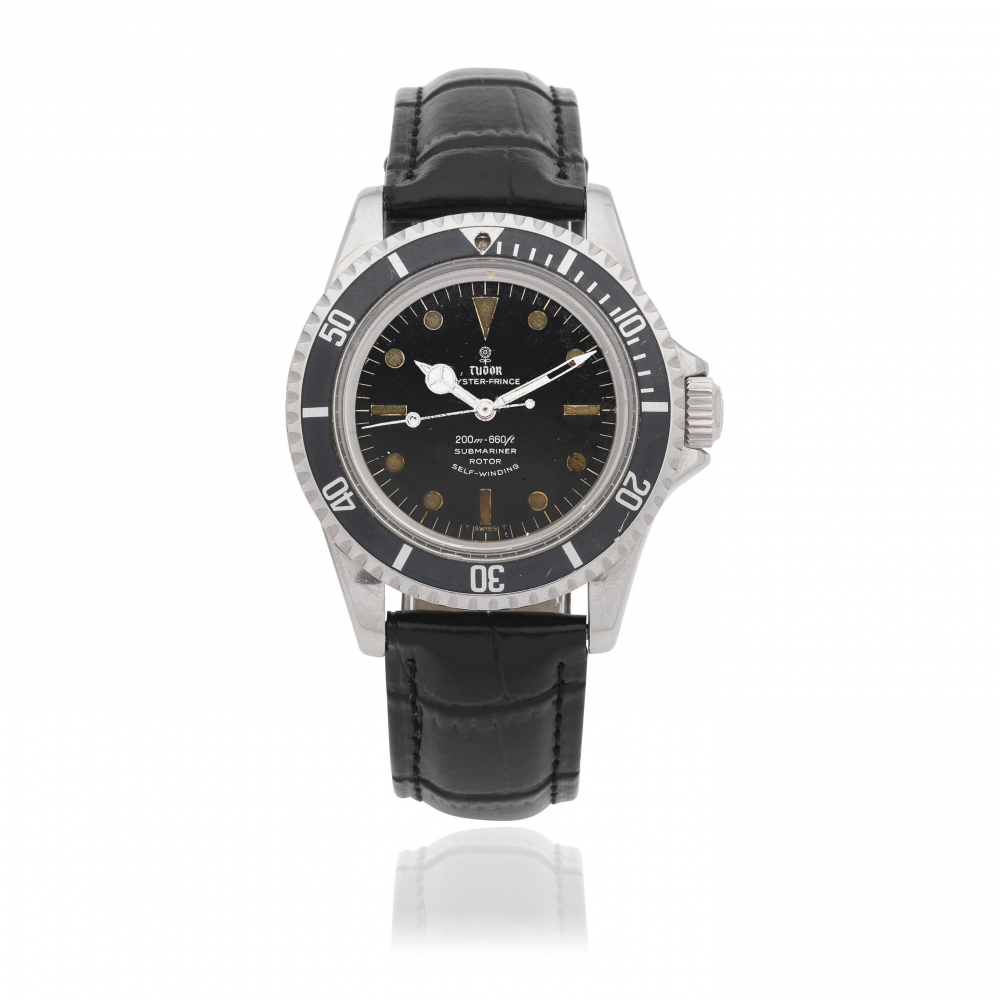 Tudor. A stainless steel automatic wristwatch