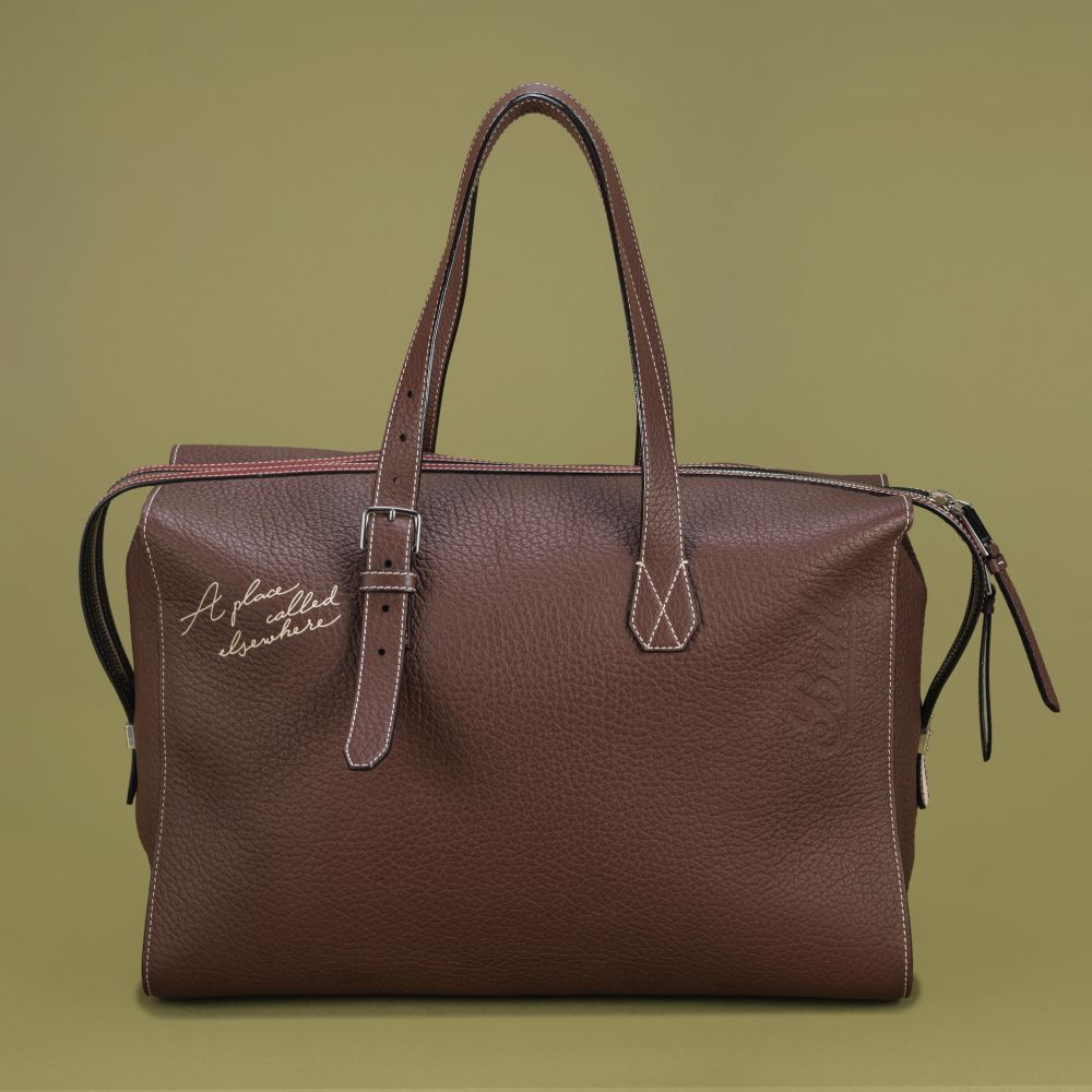 Bally: a Brown Leather Pauly 24 Duffle Bag