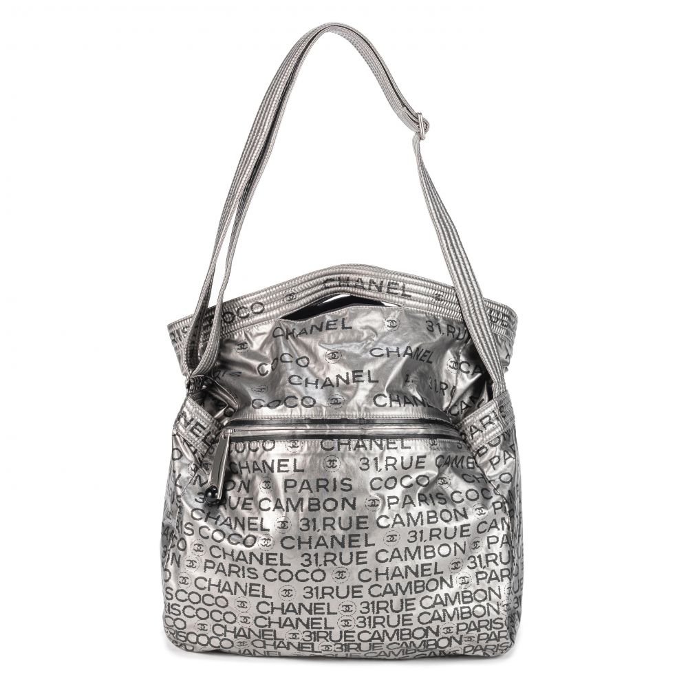 Chanel: a Silver '31 Rue Cambon' Shoulder Bag
