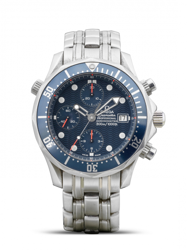 OMEGA | SEAMASTER 300 M CHRONO DIVER, REF. 2599.80.00, A STAINLESS STEEL CHRONOGRAPH BRACELET WATCH WITH DATE, CIRCA 1999