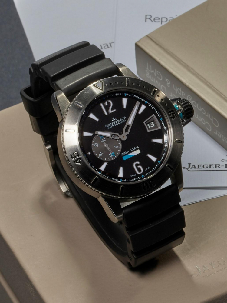 JAEGER-LECOULTRE | MASTER COMPRESSOR DIVING GMT, REF.Q184T670, A TITANIUM DUAL TIME WRISTWATCH, CIRCA 2009