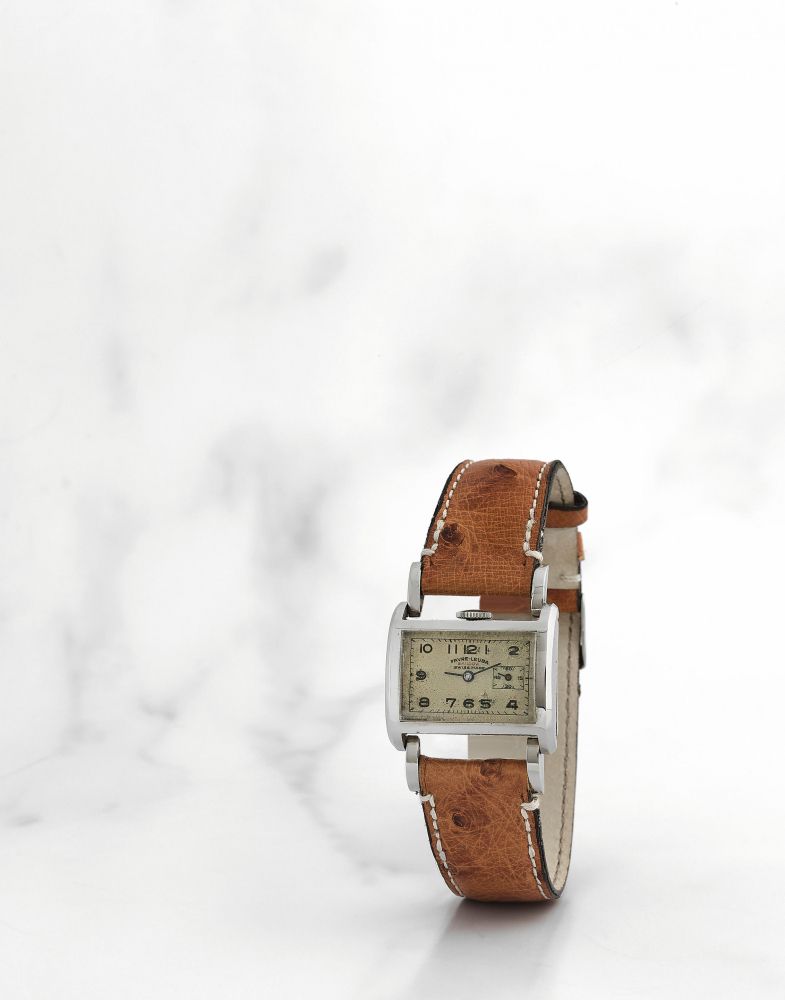 Favre-Leuba. Montre bracelet en acier mouvement mécanique
