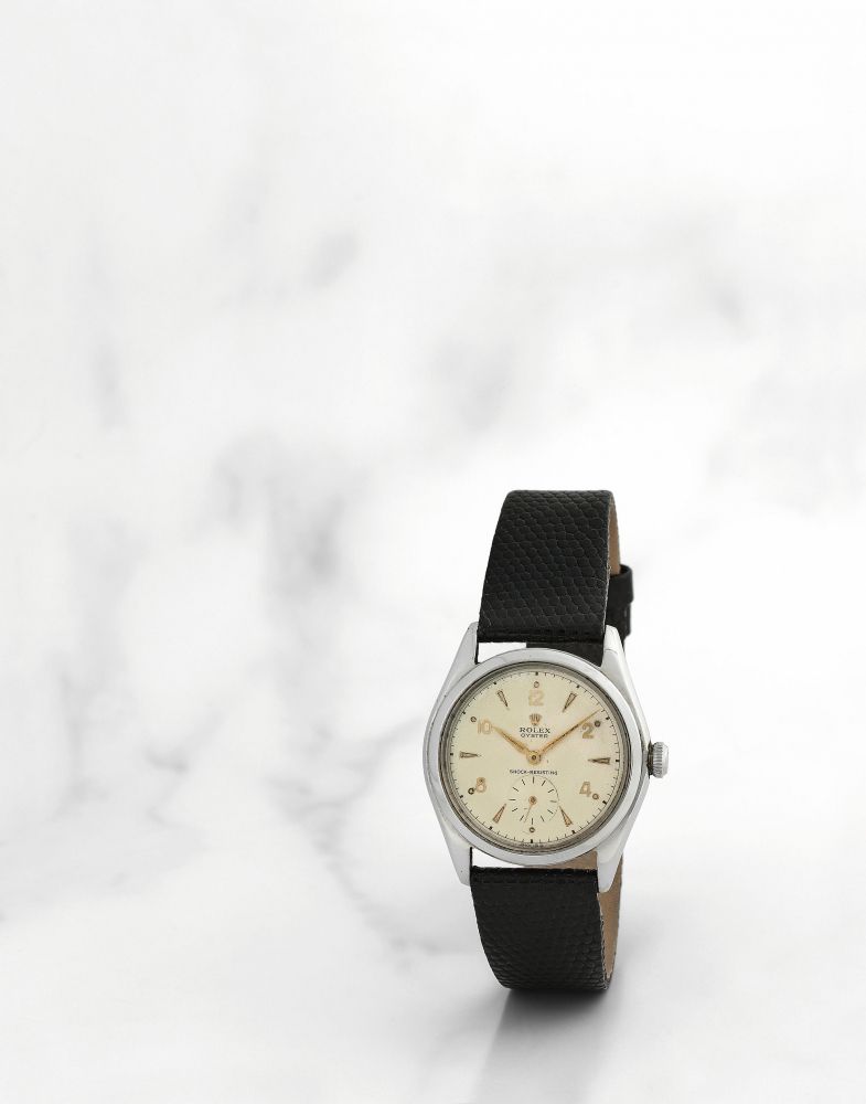 Rolex. Montre bracelet en acier mouvement mécanique
