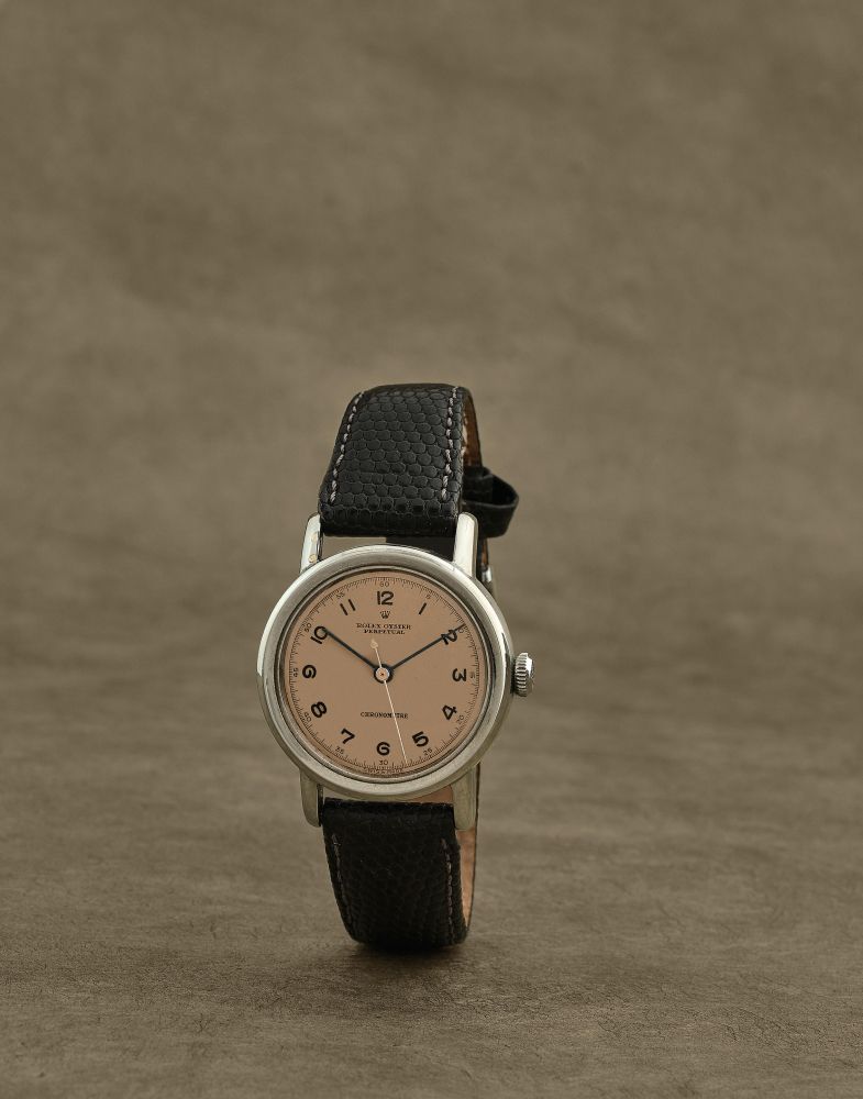 Rolex. Montre bracelet en acier mouvement automatique
