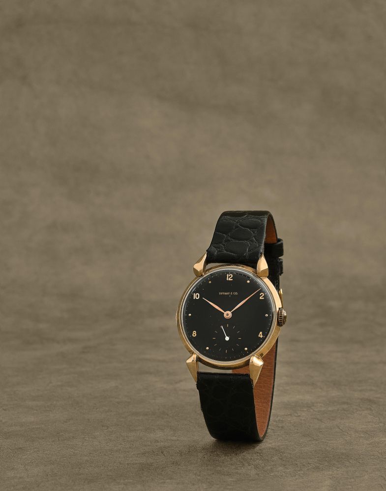 Record pour Tiffany Co. Montre bracelet en or jaune 18K (750) mouvement mecanique