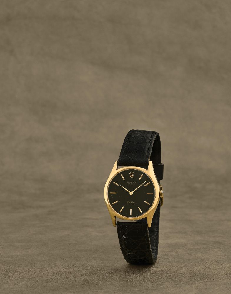 Rolex. Montre bracelet en or jaune 18K (750) mouvement mecanique