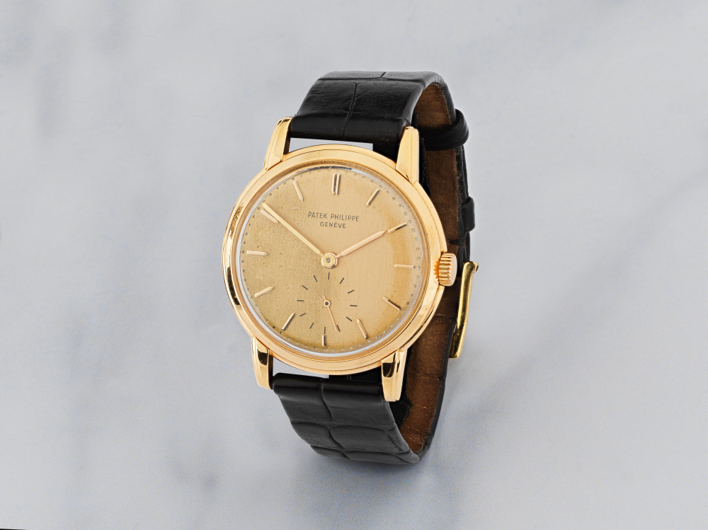 Patek Philippe. Montre bracelet en or jaune 18K (750) mouvement mécanique