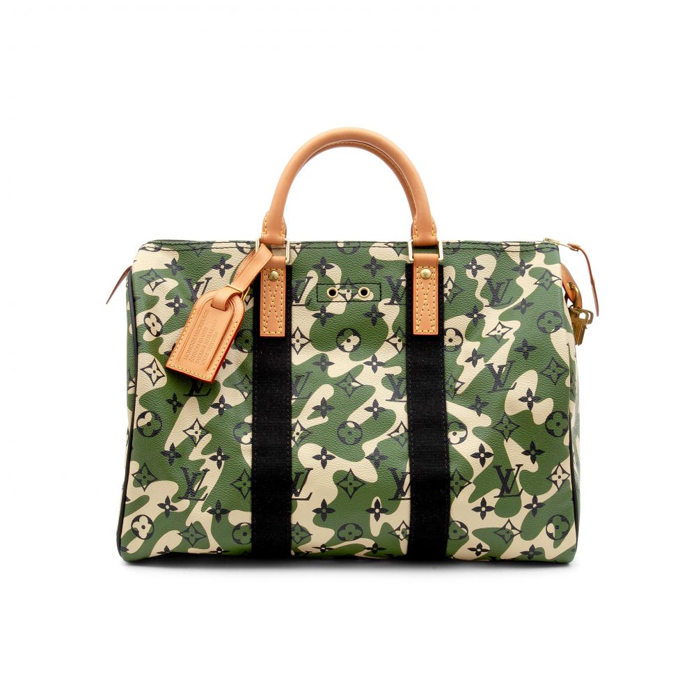 Louis Vuitton x Takashi Murakami: Speedy 35 Monogramouflage