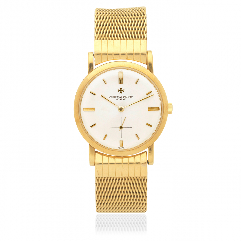 Vacheron Constantin. An 18K gold manual wind bracelet watch
